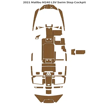 Ir 2021. Malibu M240 LSV Peldt Platformu, Kabīnes Pamatni Laivu EVA Putu Tīkkoka Klāja Grīdas Paklājs