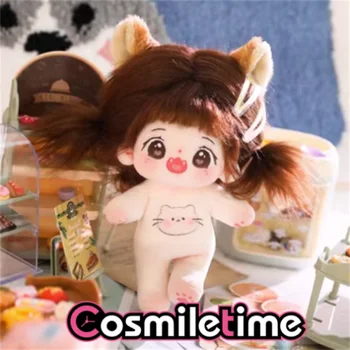 Nē atribūti Monster Miao Wu 20cm Kaķis Gudrs Plīša Lelle Saģērbt Cospslay Bērnu Rotaļlietas Meiteni Anime Rotaļlietas Xmas Dāvanas WEN